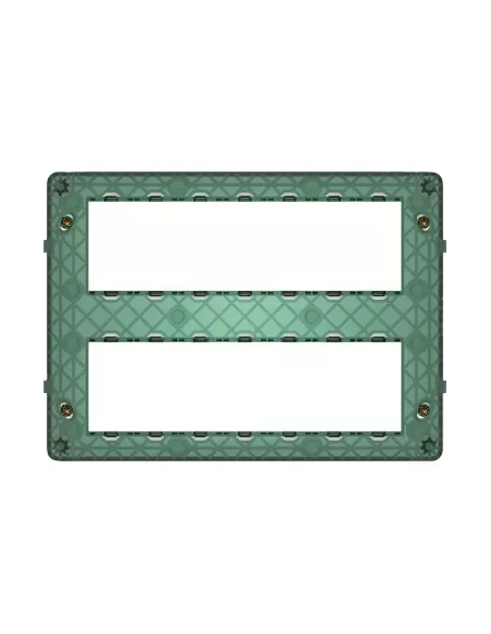 Support Vimar 14620 à 14 modules avec vis, série Plana